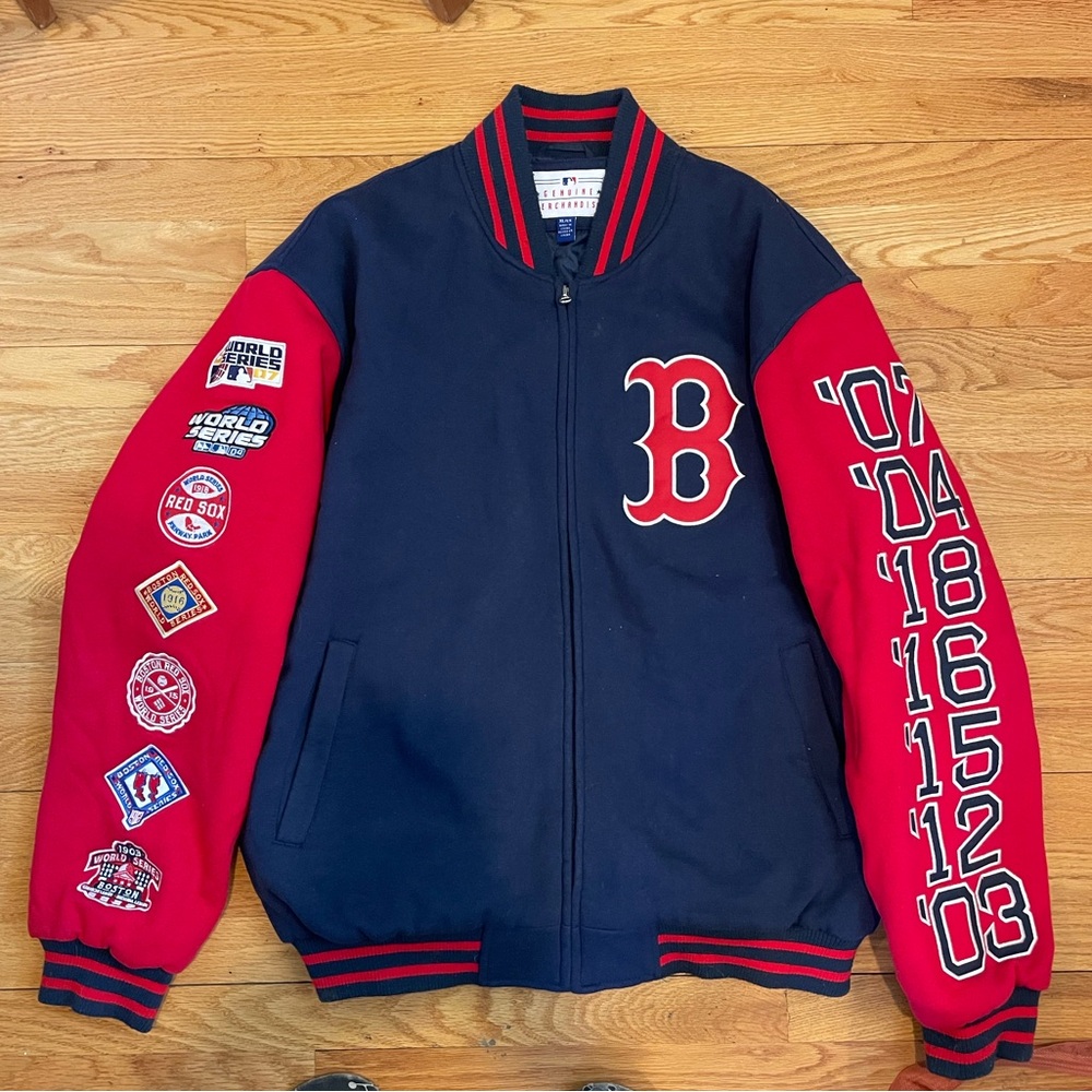 Boston Red Sox World Series champions varsity jacket